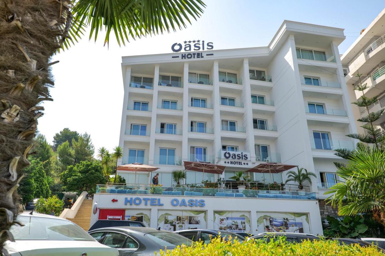 Hotel Oasis Sarande Bagian luar foto